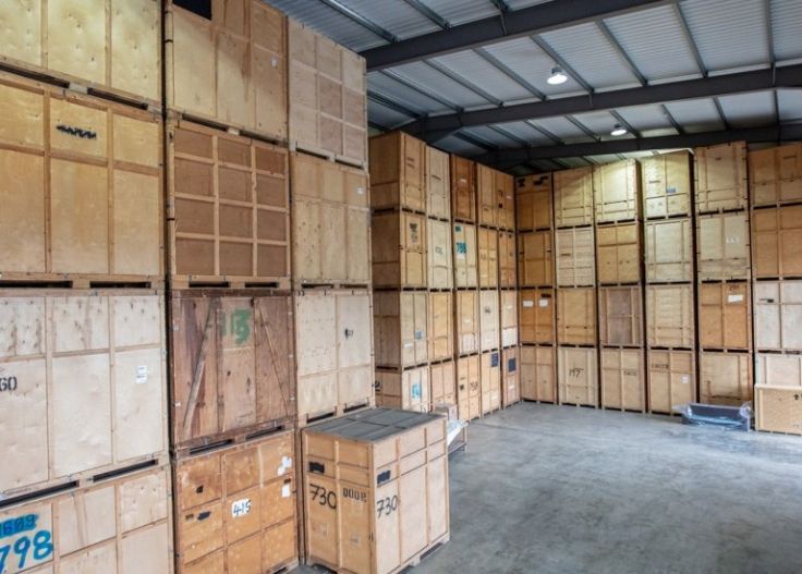 Ballards Removals storage warehouse facility in Retford