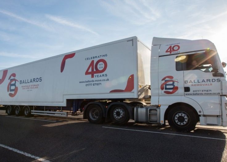 Ballards Removals - 40th year anniversary lorry