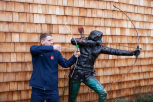 Ballards Removals employee having fun