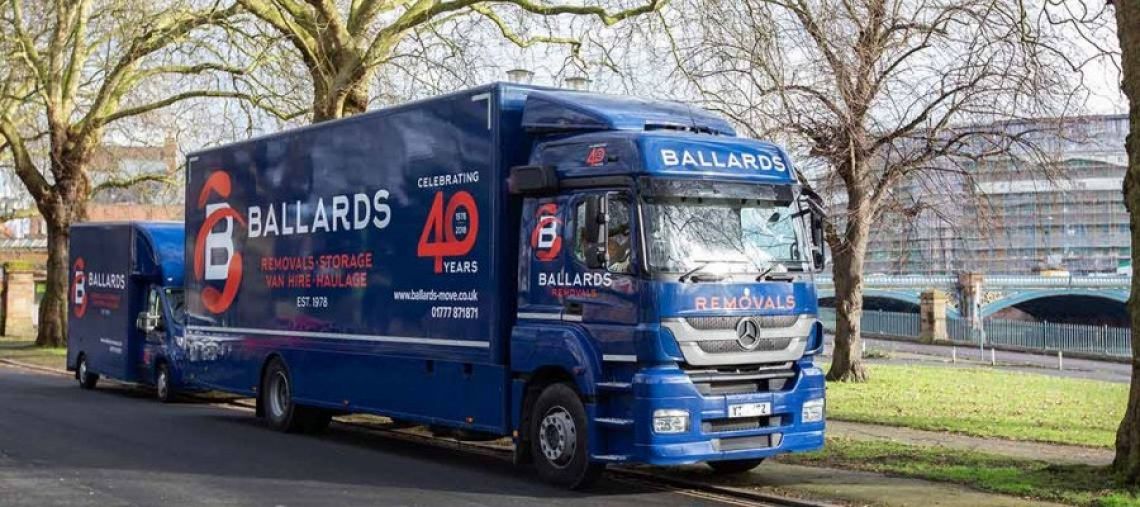 Ballards Removals vehicles in West Bridgford