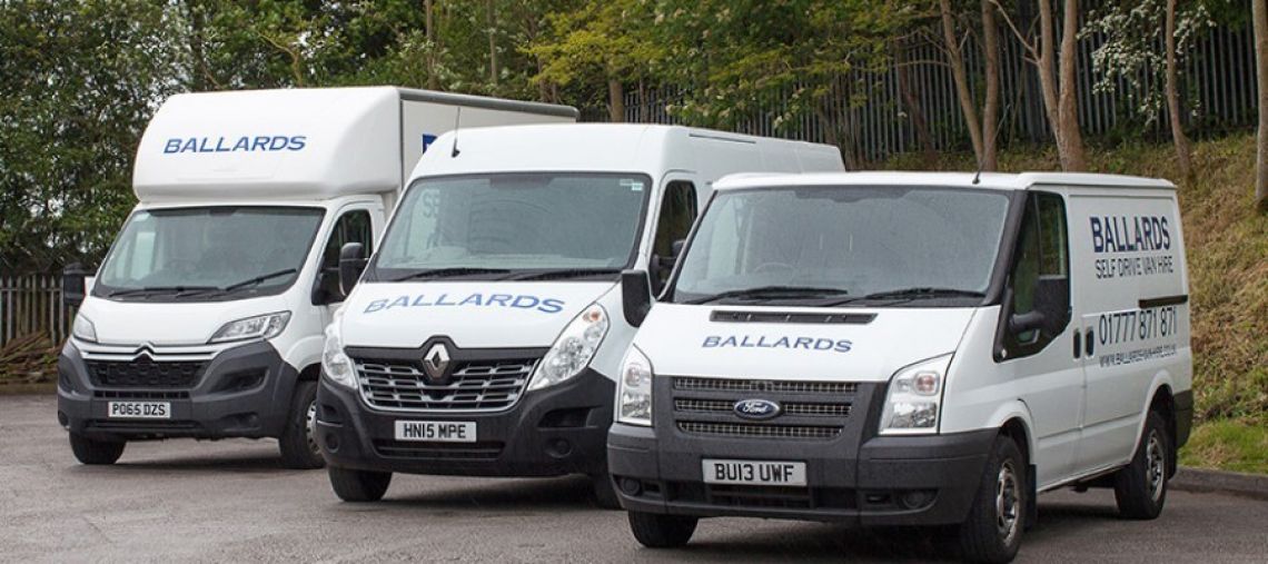 Ballards range of vans to hire