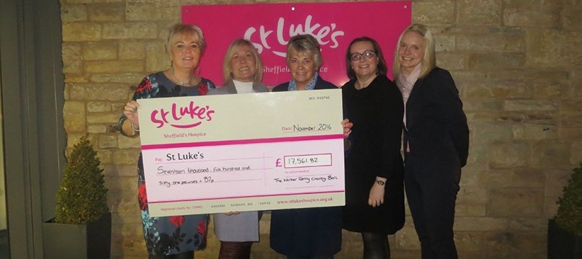 Cheque Presentattion for St Lukes