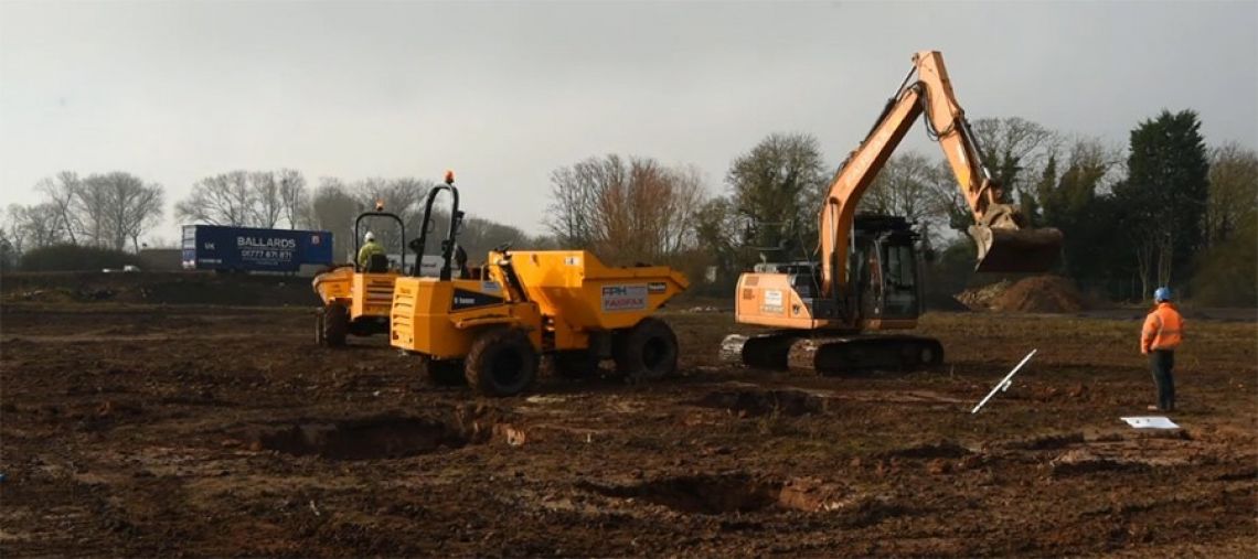 Ballards new location being built at Markham. Moor