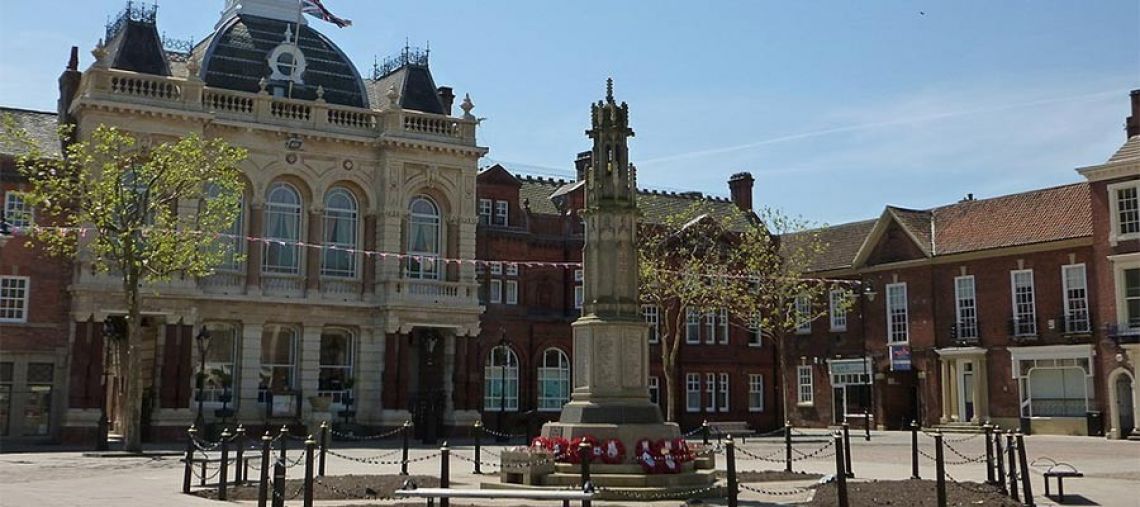Retford market square