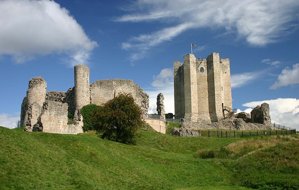 Conisbrough Castle keep in Doncaster
